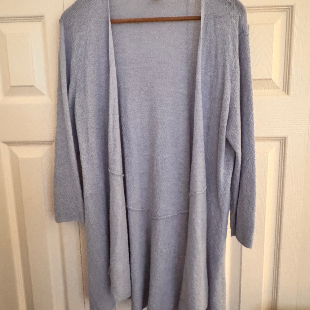 Eileen Fisher Lavender Blazer with Full-Length Sleeves